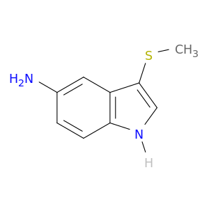 3-(Methylthio)-1H-indol-5-amine