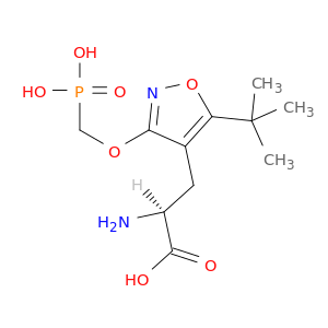 (AlphaS)-Alpha-氨基-5-(叔丁基)-3-(膦酰甲氧基)-4-异恶唑丙酸