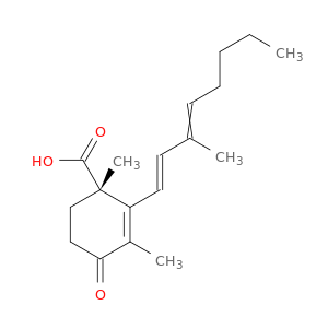 2-Cyclohexene-1-carboxylicacid, 1,3-dimethyl-2-[(1E)-3-methyl-1,3-octadien-1-yl]-4-oxo-, (1S)-