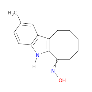 6H-Cyclooct[b]indol-6-one, 5,7,8,9,10,11-hexahydro-2-methyl-, oxime