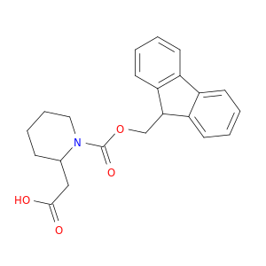 2-(1-(((9H-Fluoren-9-yl)methoxy)carbonyl)piperidin-2-yl)acetic acid