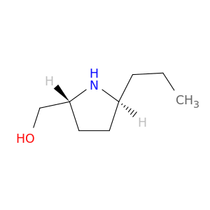 2-Pyrrolidinemethanol, 5-propyl-, trans-