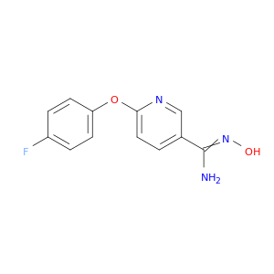 6-(4-Fluorophenoxy)-N'-hydroxypyridine-3-carboximidamide