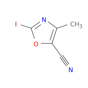 2-Iodo-4-methyloxazole-5-carbonitrile