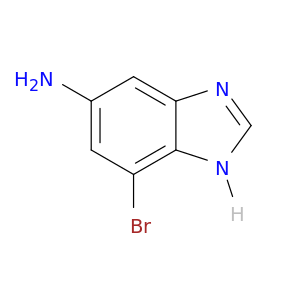 7-Bromo-1H-苯并咪唑-5-胺