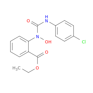 ETHYL 2-[(4-CHLOROPHENYL)CARBAMOYL-HYDROXY-AMINO]BENZOATE