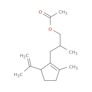 1-环戊烯-1-丙醇,β,2-二甲基-5-(1-甲基乙基)-,1-乙酸盐
