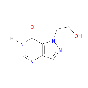 7H-Pyrazolo[4,3-d]pyrimidin-7-one, 1,6-dihydro-1-(2-hydroxyethyl)-