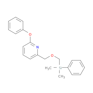 Pyridine, 2-[[(dimethylphenylsilyl)methoxy]methyl]-6-phenoxy-