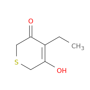 2H-Thiopyran-3(6H)-one, 4-ethyl-5-hydroxy-