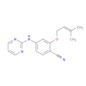 Benzonitrile, 2-[(3-methyl-2-butenyl)oxy]-4-(2-pyrimidinylamino)-