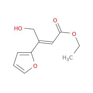 2-Butenoic acid, 3-(2-furanyl)-4-hydroxy-, ethyl ester, (E)-