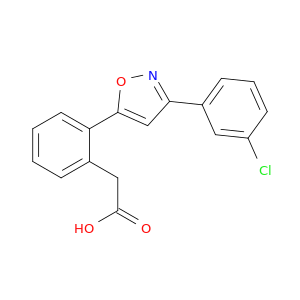 Benzeneacetic acid, 2-[3-(3-chlorophenyl)-5-isoxazolyl]-