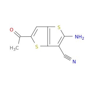 Thieno[3,2-b]thiophene-3-carbonitrile, 5-acetyl-2-amino-