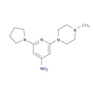 4-Pyridinamine, 2-(4-methyl-1-piperazinyl)-6-(1-pyrrolidinyl)-
