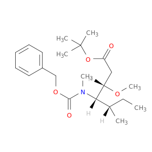 tert-Butyl (3S,4S,5S)-4-(((benzyloxy)carbonyl)(methyl)amino)-3-methoxy-5-methylheptanoate