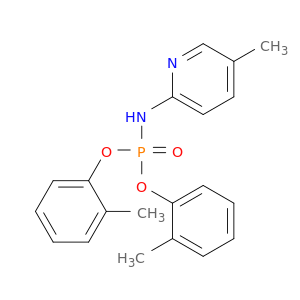Phosphoramidic acid,(5-methyl-2-pyridyl)-, di-o-tolyl ester (7CI,8CI)