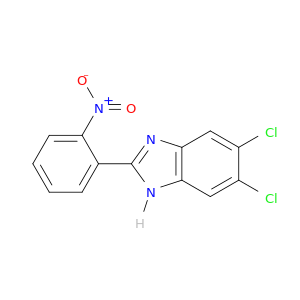 1H-Benzimidazole,5,6-dichloro-2-(2-nitrophenyl)-