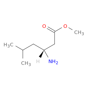Hexanoic acid, 3-amino-5-methyl-, methyl ester, (3R)-