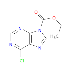 ethyl 6-chloro-9h-purine-9-carboxylate
