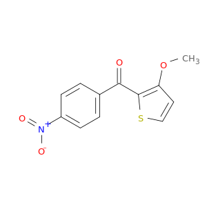 Methanone, (3-methoxy-2-thienyl)(4-nitrophenyl)-