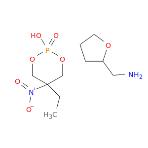 5-ethyl-5-nitro-1,3,2-dioxaphosphinan-2-ol 2-oxide- 1-(tetrahydrofuran-2-yl)methanamine(1:1)