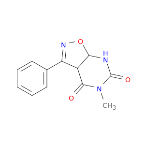 5-methyl-3-phenyl-7,7a-dihydro[1,2]oxazolo[5,4-d]pyrimidine-4,6(3ah,5h)-dione
