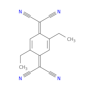 Propanedinitrile, 2,2'-(2,5-diethyl-2,5-cyclohexadiene-1,4-diylidene)bis-