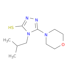 2,4-二氢-4-(2-甲基丙基)-5-(4-吗啉基)-3H-1,2,4-三唑-3-Thione