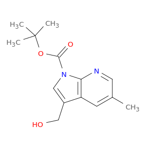 tert-Butyl 3-(hydroxymethyl)-5-methyl-1H-pyrrolo[2,3-b]pyridine-1-carboxylate