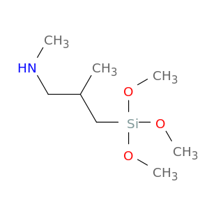 1-Propanamine, N,2-dimethyl-3-(trimethoxysilyl)-