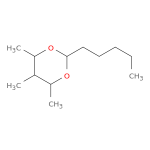 1,3-Dioxane, 4,5,6-trimethyl-2-pentyl-