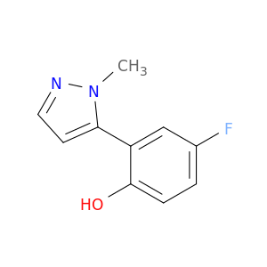 4-fluoro-2-(1-methyl-1H-pyrazol-5-yl)phenol