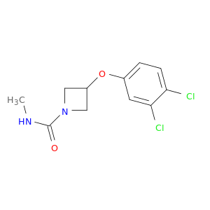1-Azetidinecarboxamide, 3-(3,4-dichlorophenoxy)-N-methyl-