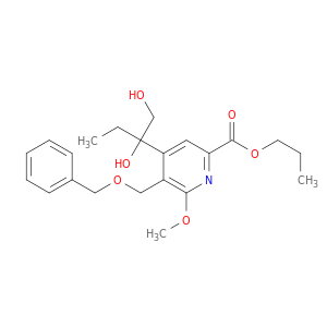 PROPYL 5-[(BENZYLOXY)METHYL]-4-[1-HYDROXY-1-(HYDROXYMETHYL)PROPYL]-6-METHOXYPYRIDINE-2-CARBOXYLATE