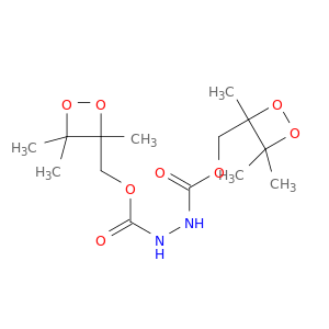 1,2-Hydrazinedicarboxylicacid, 1,2-bis[(3,4,4-trimethyl-1,2-dioxetan-3-yl)methyl] ester