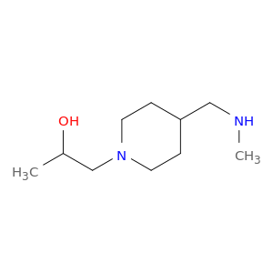 1-{4-[(methylamino)methyl]piperidin-1-yl}propan-2-ol
