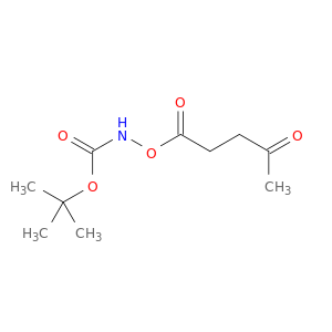 Carbamic acid, [(1,4-dioxopentyl)oxy]-, 1,1-dimethylethyl ester
