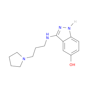 1H-Indazol-5-ol, 3-[[3-(1-pyrrolidinyl)propyl]amino]-