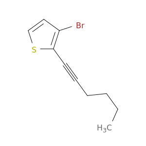 Thiophene, 3-bromo-2-(1-hexyn-1-yl)-