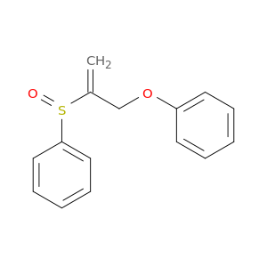 Benzene, [(1-methylene-2-phenoxyethyl)sulfinyl]-