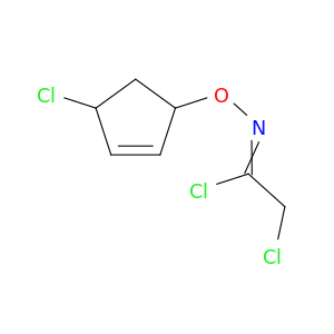 Ethanimidoyl chloride, 2-chloro-N-[(4-chloro-2-cyclopenten-1-yl)oxy]-