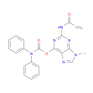 2-乙酰氨基-9H-嘌呤-6-基二苯基氨基甲酸酯