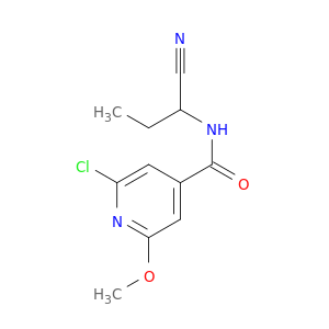 4-Pyridinecarboxamide, 2-chloro-N-(1-cyanopropyl)-6-methoxy-