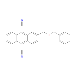 9,10-Anthracenedicarbonitrile, 2-[(phenylmethoxy)methyl]-