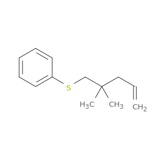 Benzene, [(2,2-dimethyl-4-pentenyl)thio]-