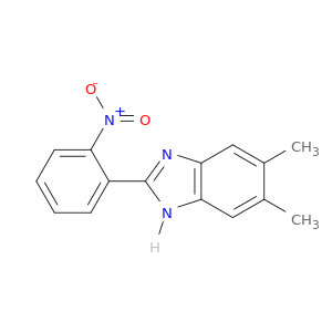 1H-Benzimidazole,5,6-dimethyl-2-(2-nitrophenyl)-