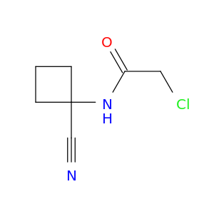 2-chloro-N-(1-cyanocyclobutyl)acetamide
