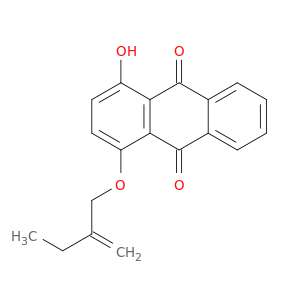 9,10-Anthracenedione, 1-hydroxy-4-(2-methylenebutoxy)-