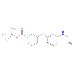 3-(4-乙氨基-嘧啶-2-基氧基)-哌啶-1-羧酸叔丁基酯